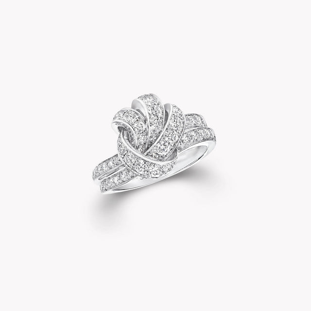 Tilda’s Bow Pavé Diamond Ring