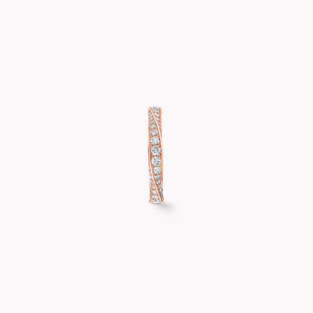 Spiral Pavé Diamond Band