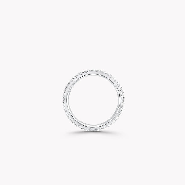 Round Diamond Wedding Band