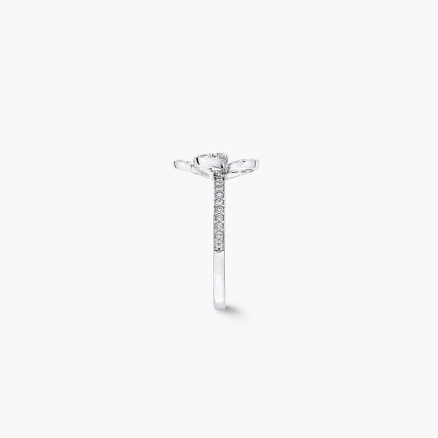 Wild Flower Pavé Diamond Ring