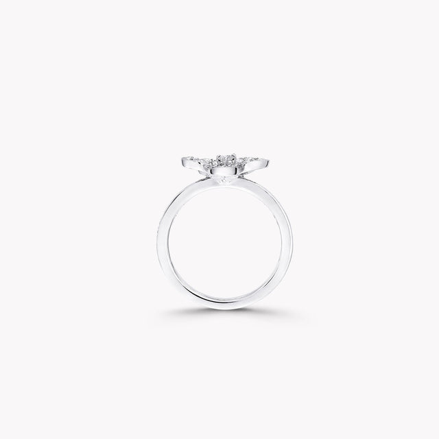 Wild Flower Pavé Diamond Ring