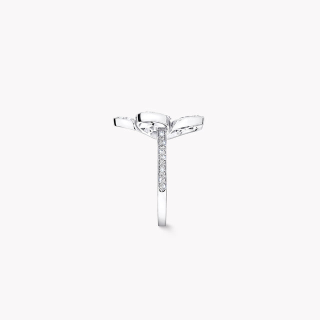 Wild Flower Large Pavé Diamond Ring