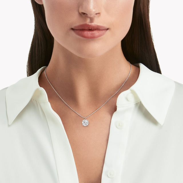 Round Diamond Pendant