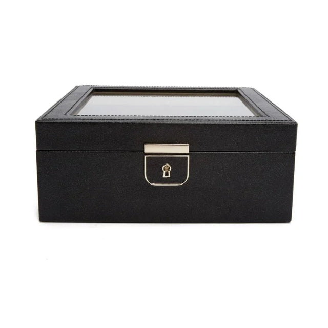 Wolf Palermo 6 Pc Watch Box Black Anthracite